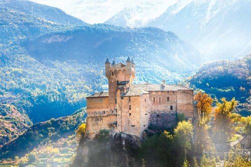 Vliesová fototapeta Valle D'Aosta, Taliansko 375 x 250 cm