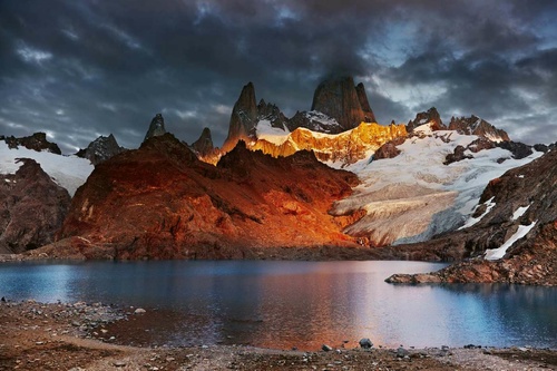 Vliesová fototapeta Fitz Roy, Argentína 375 x 250 cm