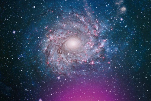 Vliesová fototapeta Dych vyrážajúce galaxie 375 x 250 cm